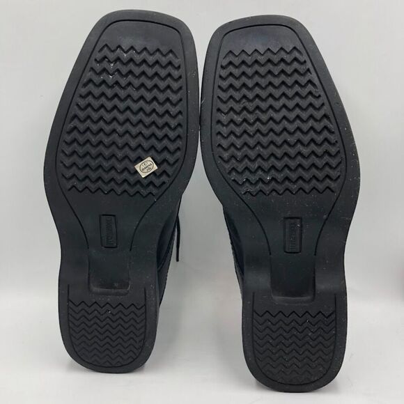 Steve Madden Men's Black Leather Oxford Shoes Square Toe P-Tango Size 9.5 - Picture 13 of 14